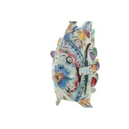 DKD Home Decor Decoracion Mediterraneo Azul Multicolor 6 x 14 x 17 cm (4 Unidades)