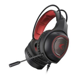 Auriculares con Micrófono Gaming KSIX Drakkar USB LED Negro Rojo Precio: 19.79000012. SKU: S1903455