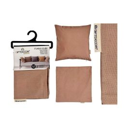 Funda de cojín Marrón (45 x 0,5 x 45 cm) (12 Unidades) Funda de cojín Marrón (45 x 0,5 x 45 cm) (12 Unidades)