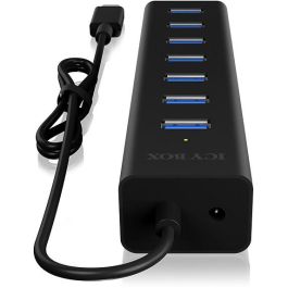 ICY BOX IB-HUB1700-C3 HUB USB-C de 7 Puertos con 7x USB 3.0