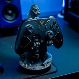 Cable Guy City Destroyer Godzilla 21cm, Soporte Universal para Mandos y Smartphones (PS5, Xbox Series X/S, iPhone)