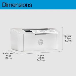 HP LaserJet M110w Impresora Láser Compacta y Eficiente, Impresión Rápida y Profesional para Espacios Reducidos