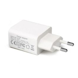 CoreParts USB Power Adapter White 12W 5V/2.4A, 9V/2A, 12V/1.5A EU Wall - White with Quick Charge Function QC 3.0 and White with USB-A to MicroUSB cable Precio: 11.88999966. SKU: B19DLFK556