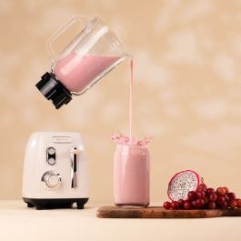 Batidora de Vaso Cecotec Power Black Titanium RetroBeige Beige