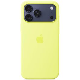 Apple iPhone 17 Pro Max Funda de Silicona con MagSafe Amarillo Neón MGFM4ZMA