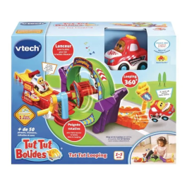Vtech 534905 Tut Tut Bolides Tut Tut Looping + Rey del Looping Juguete para Niños de 1 a 5 años Idioma Francés
