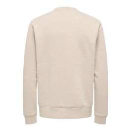 Sudadera sin Capucha Hombre Only & Sons Onsdawson Reg Crew Vd Blanco M