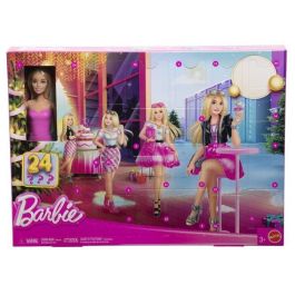Barbie JFL63 Calendario de Adviento – Muñeca con 24 piezas y accesorios de moda