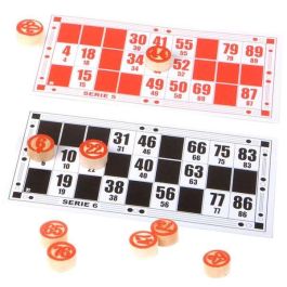 Juego bingo de madera con 36 cartones