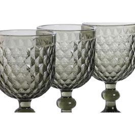 Copa Basicos DKD Home Decor Gris 8 x 15.5 x 8 cm Set de 6 Copa Basicos DKD Home Decor Gris 8 x 15.5 x 8 cm Set de 6
