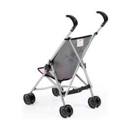 Silla de muñeca gris decoracion hadas 57x46x27 cm Silla de muñeca gris decoracion hadas 57x46x27 cm