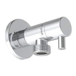 MTS Silver Series - Válvula Escuadra Modelo Deco, Mando Redondo, 1/4 Vuelta, Cierre Cerámico, Latón Cromado, 1/2" x 3/8" Pulg, Silver Precio: 6.50000021. SKU: B1FKL43LET