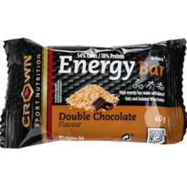 CROWN SPORT NUTRITION Energy Bar Doble Choc 60g - Barrita de Avena con Proteína para Rendimiento Deportivo Precio: 2.6900005. SKU: B1HWV3LABB