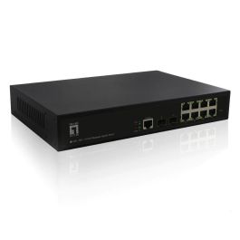 LevelOne GEL-1061 Switch Gestionado L2 Gigabit Ethernet 8 puertos RJ-45 2 SFP Montaje en rack 19"
