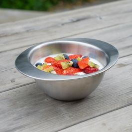 Thermobaby AAAOY87756 Cuenco para el Oído Ergonómico de Acero Inoxidable Sin BPA