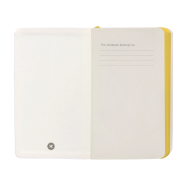 Antartik Cuaderno A6 Tapa Blanda Cuadriculado Morado y Amarillo 100 Hojas 80gr FSC