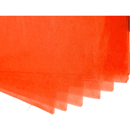 Liderpapel Papel Seda 52x76cm 18g/m2 Naranja Bolsa 5 Hojas
