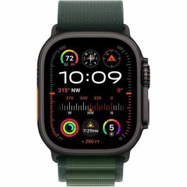 Apple WATU2CEL49BLDGS Watch Ultra 2 GPS + Cellular, 49 mm, Caja de titanio negro, Correa Alpine Loop verde oscuro Pequeño