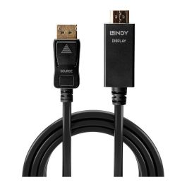 Lindy Cable DisplayPort a HDMI 0.5m 4K UHD 3840x2160@30Hz