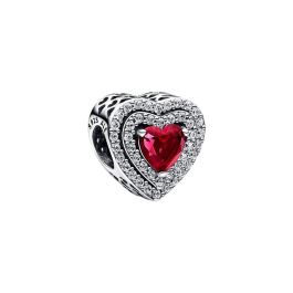 Abalorio Mujer Pandora 799218C02 Rojo Plateado Precio: 104.49999956. SKU: B15M96CVJ8