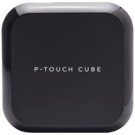 Brother Rotuladora PT-P710BT Cube Negro, Conexión Bluetooth y USB, Anchos de Cinta 3.5-24mm, Impresión de Códigos de Barras