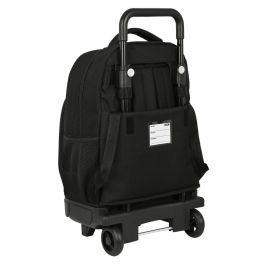 Mochila Escolar con Ruedas Safta Surf Negro (33 x 45 x 22 cm)