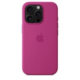 APPLE iPhone 16 Pro - Funda de silicona con MagSafe - Fucsia APPLE iPhone 16 Pro - Funda de silicona con MagSafe - Fucsia