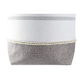 DKD Home Decor Cesta para Ropa Sucia de Colada, Poliéster Rosa Palo y Gris, 30x60x50 cm, Decoración Básicos Soft Boho (Set de 2 Unidades) Precio: 14.24412. SKU: B14QDCSKJ3