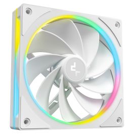 DeepCool CL6600 WH - Torre ATX para PC Gaming, Color Blanco, Con Cristal Templado, Panel Frontal y Ventiladores con Iluminación RGB, Factor de Forma ATX/microATX/Mini-ITX