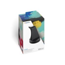 Tooq TQCD02W Base de Carga Inalámbrica 15W con Certificación MFI para Apple Watch, iPhone y Smartphone, Carga Simultánea Qi, Negro