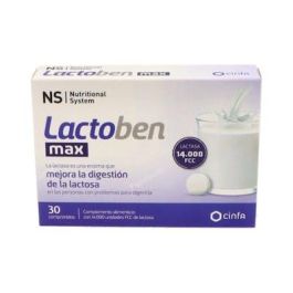 NS Lactoben Max 30 Comp Precio: 18.8899997. SKU: B1JYQTWLZ5