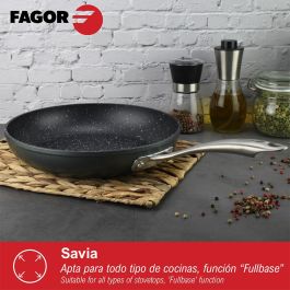Sartén Fagor Savia Aluminio Forjado Plateado Ø 26 cm Sartén Fagor Savia Aluminio Forjado Plateado Ø 26 cm