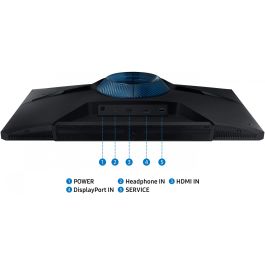 Samsung S24DG300EU Odyssey G3 - Monitor Gaming 24" FHD VA 1ms 180Hz (1920x1080) HDR10 HDMI DP Pivot Black