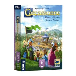 Devir Carcassonne: Torneos y Blasones Expansión 6, juego de mesa edición revisada, mayor estrategia y rejugabilidad Precio: 21.75822. SKU: B1AD7SETTE