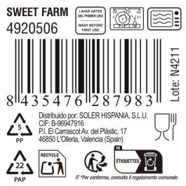 Bol Sweet Farm 500 cc 13 cm - Inde (18 Unidades) Bol Sweet Farm 500 cc 13 cm - Inde (18 Unidades)