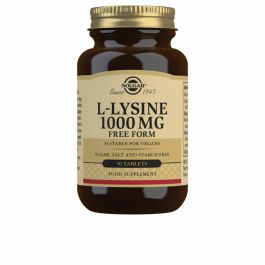 Solgar L-Lisina 1000 mg Aminoácido Esencial Forma Libre 50 Comprimidos Vegano Sin Azúcar, Sal ni Almidón Precio: 14.4999998. SKU: B16HNFDP3Z