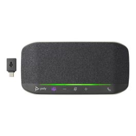 Poly Sync 10 Speakerphone USB Certificado Microsoft Teams y Zoom - Audio Full Dúplex, 2 Micrófonos, IP64 - Para Videoconferencias