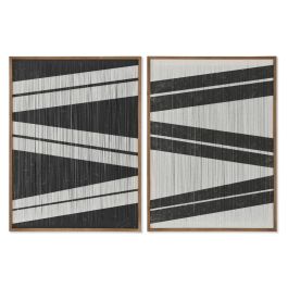 Cuadro Urban DKD Home Decor Negro Crema 3 x 80 x 60 cm (2 Unidades) Precio: 77.78999976. SKU: B1EFLGXA2R