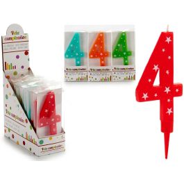 Vela Cumpleaños Números Grande 4 Surtidos - Arte Regal 17x8 cm (36 Unidades) Precio: 36.88999963. SKU: B1EXFGQ734