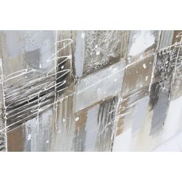 Cuadro Loft DKD Home Decor Gris Blanco 3 x 60 x 90 cm (2 Unidades) Cuadro Loft DKD Home Decor Gris Blanco 3 x 60 x 90 cm (2 Unidades)