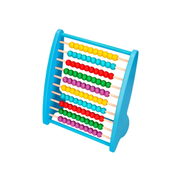 Liderpapel Ábaco de Madera con 100 Bolas de Colores para Aprender a Contar 273x112x230mm