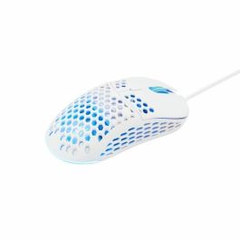 The G-Lab THE3760162051353 Ratón Gaming KULT-OXYGEN con Cable RGB 12800 DPI Blanco