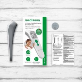 Medisana TM 760 Termómetro sin contacto para medición precisa, Visor LED, señal sonora, función de memorias, dispositivo médico certificado.