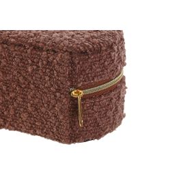 DKD Home Decor Joyero Glam Burdeos Poliester 9 x 6.5 x 13 cm (4 Unidades)