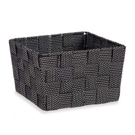 Cesta de Tela Cónica Pequeña Negra Kipit 20x11x15 cm (24 Unidades) Cesta de Tela Cónica Pequeña Negra Kipit 20x11x15 cm (24 Unidades)