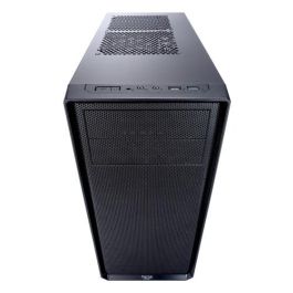 Fractal Design FD-CA-FOCUS-BK-W Caja PC Midi Tower Negra con Ventana Lateral y Ventiladores Frontales Iluminados en Blanco