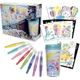 Blopens - LANSAY - Créa'mug - 9 plantillas - 1 taza - A partir de 6 años Blopens - LANSAY - Créa'mug - 9 plantillas - 1 taza - A partir de 6 años