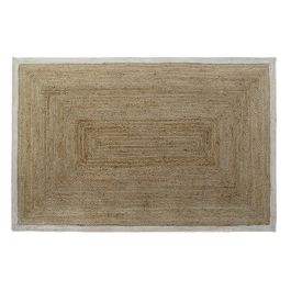 Alfombra DKD Home Decor Blanco Marrón claro Scandi 160 x 230 x 1 cm Precio: 121.49999983. SKU: S3027271