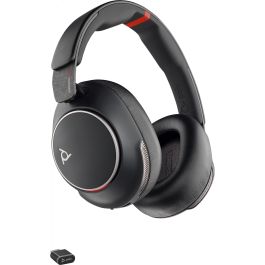 Poly Auriculares Inalámbricos Diadema Voyager Surround 85 con Cancelación Ruido Adaptable, 24h Batería, para Profesionales UC