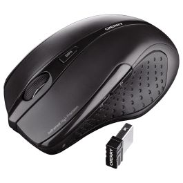 Cherry MW 3000 Ratón Inalámbrico 2.4 GHz, 5 Botones, Sensor 1000/1750 DPI, Ergonomía para Diestros, Receptor Nano USB, Negro